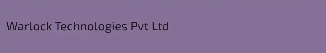 Warlock Technologies Pvt Ltd